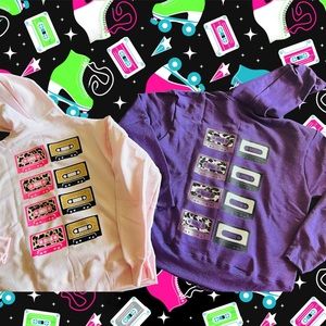 Retro Mixtape Zipped Hoodie